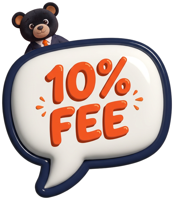 10% fee