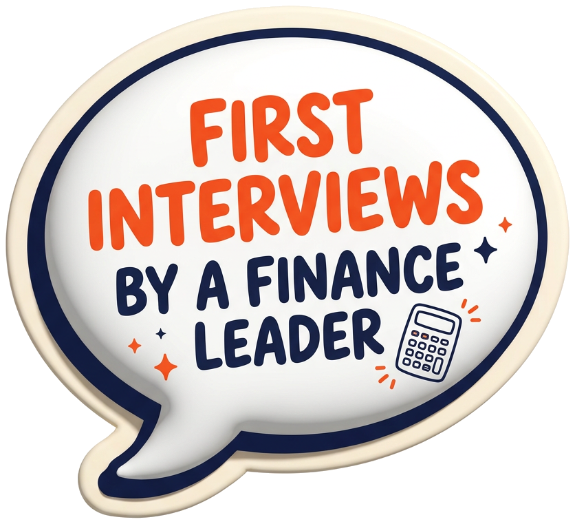 First interviews by a finance leader