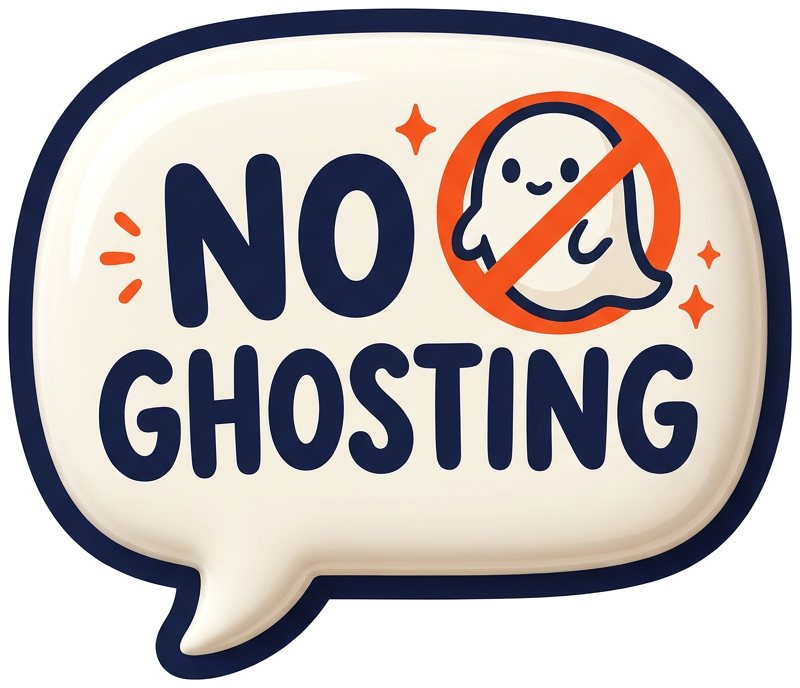 No ghosting